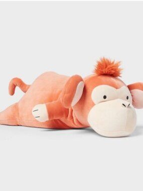 NEW Pillowfort Weighted Plush Monkey Velour 20" Ages 3+ NWT Target 2025